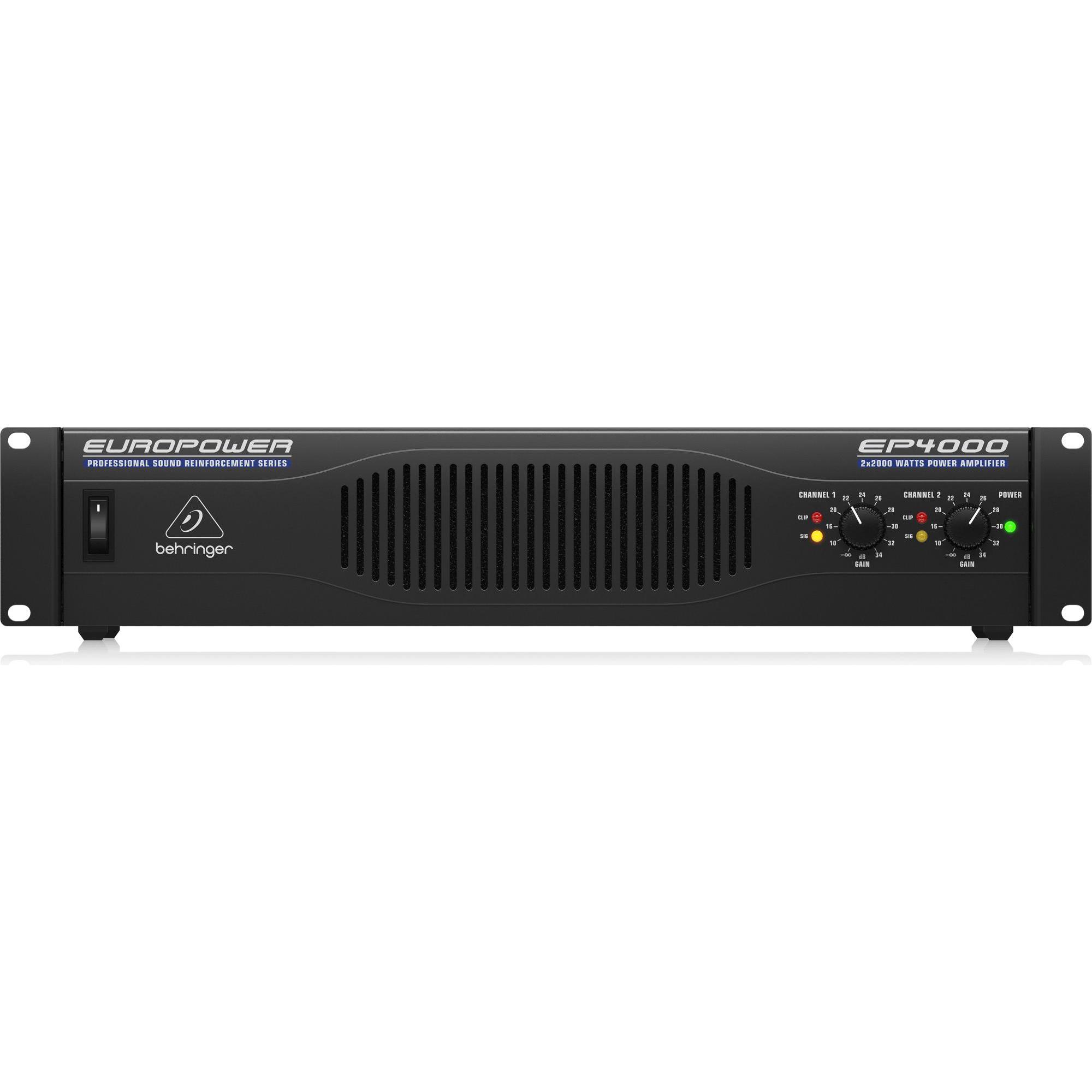 Behringer PA Verstärker EP4000 RMS Leist, Effektgerät, Schwarz