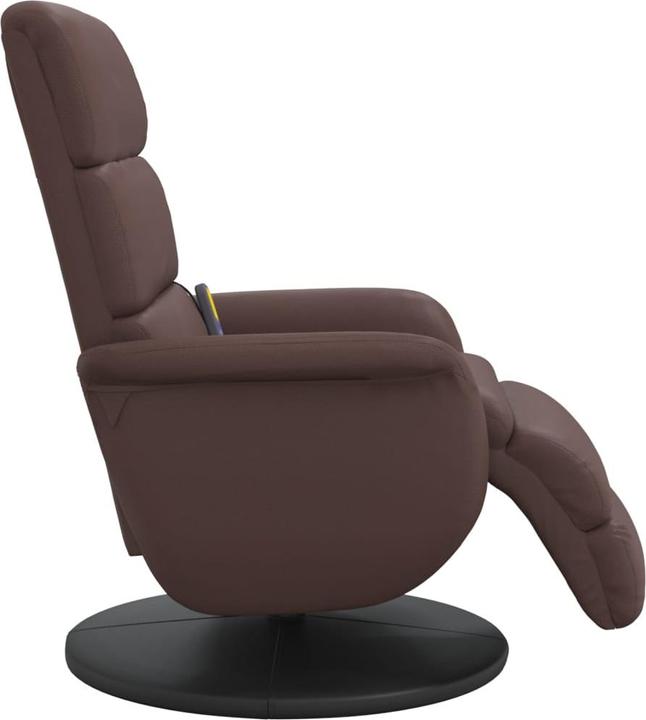 Produktbild VidaXL Massagesessel mit Fussteil Braun Kunstleder,Farbe