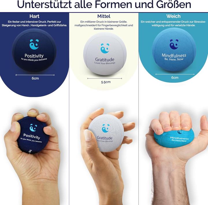 Produktbild MindPanda 3er-Set Gel-Stressball