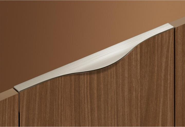 Produktbild Hettich Griffleiste Codania Edelstahl Optik gebürstet L 395