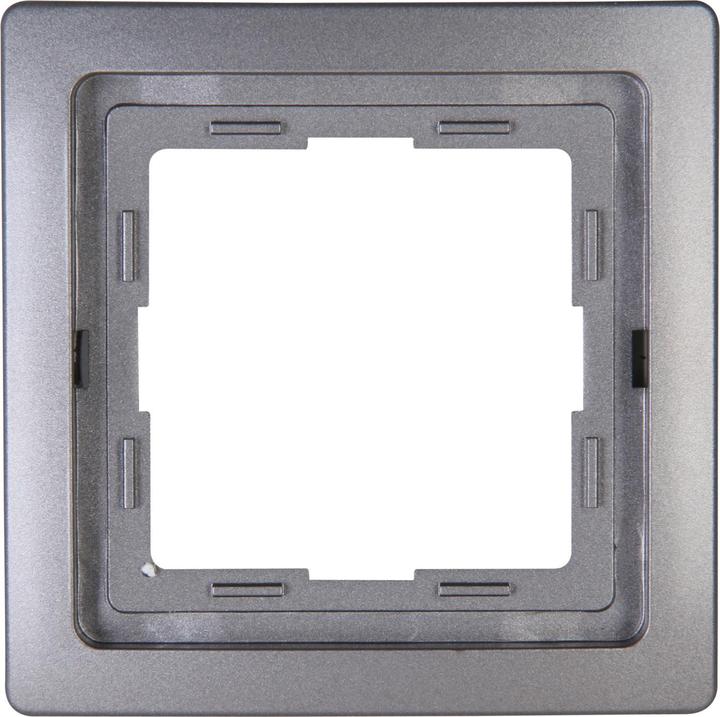 Actual product image Kopp Cover frame Venice 1-fold platinum