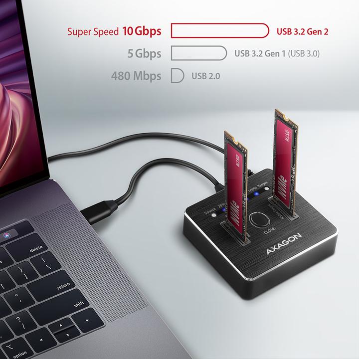 Actual product image Axagon ADSA-M2C