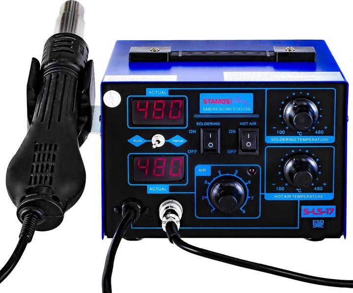 Produktbild Stamos Lötstation Lötkolben Entlötstation Smd Rework Station Esd Lötset Soldering 650 W