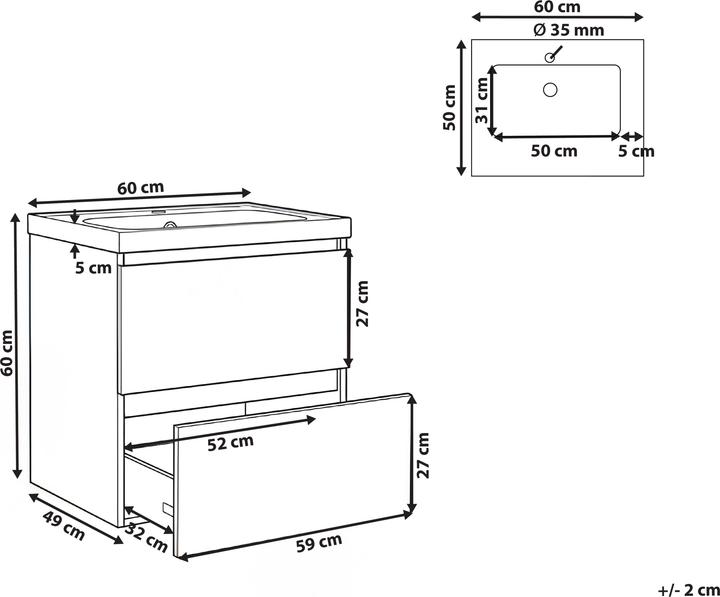 Actual product image Beliani Lagoa