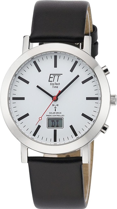 Produktbild ETT EGS-11577-11L Herrenuhr Solar Funkuhr 41mm 5ATM (Funkuhr, 41 mm)