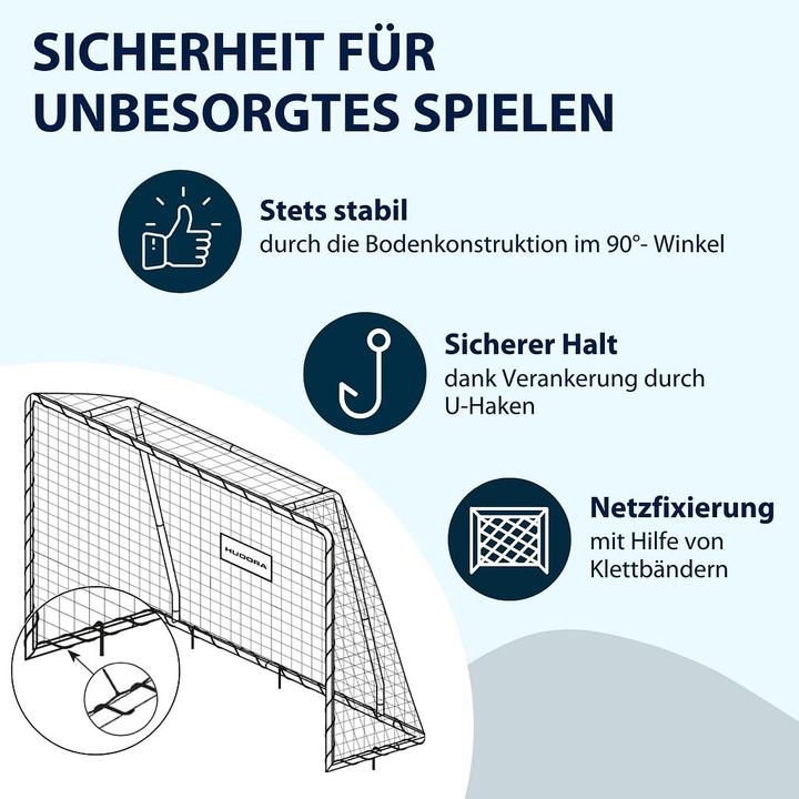 Actual product image Hudora Start football goal 180