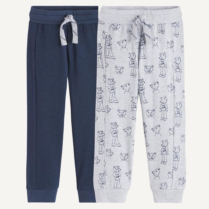 Produktbild La Redoute Collections 2er-Pack Joggpants aus Jersey mit Struktureffekt (98)