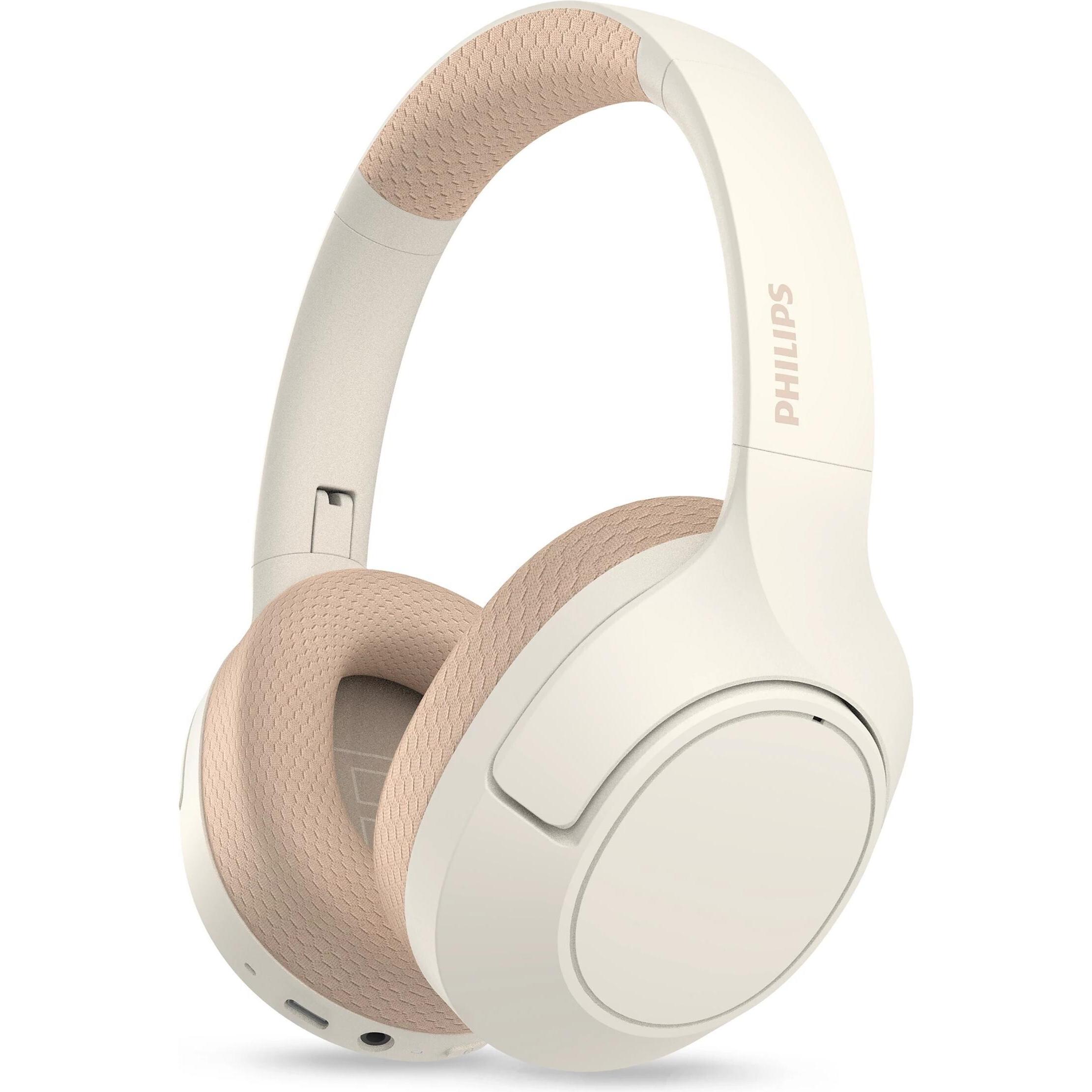 Philips TAH7508WT Noise-cancelling headphones, white (Aktive Geräuschunterdrückung, Kabellos), Kopfh