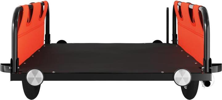 Immagine prodotto vidaXL Fahrradanhänger Orange Oxford-Gewebe und Eisen, Farbe