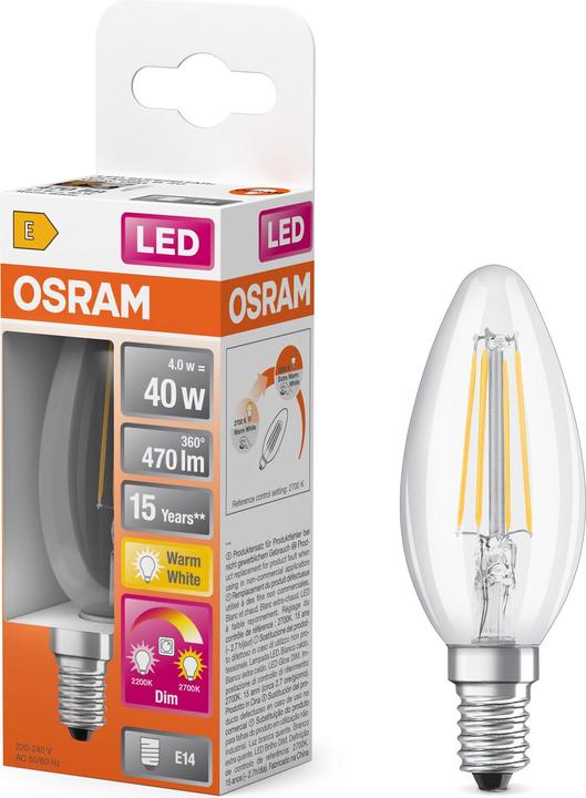 Actual product image Osram Superstar Classic B (E14, 40 W, 470 lm, 1 x, E)