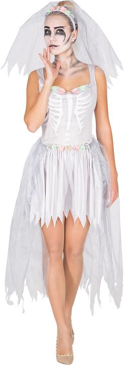 Image du produit Dressforfun Déguisement de robe de mariée squelette pour femmes (L)