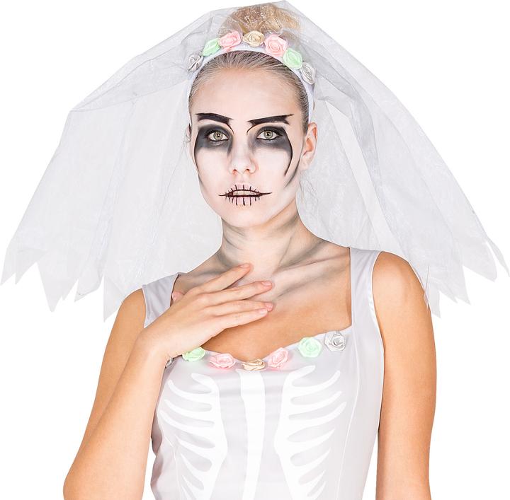 Image du produit Dressforfun Déguisement de robe de mariée squelette pour femmes (L)