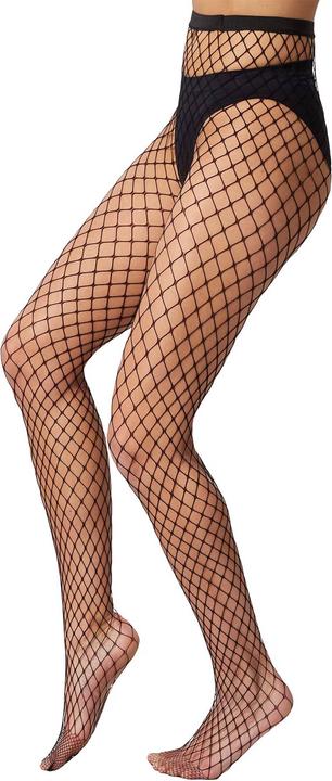 Produktbild tectake Netzstrumpfhose mit mittleren Maschen (One Size)