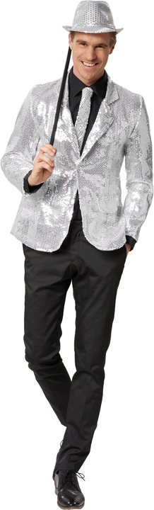 Actual product image tectake Men’s Sequin Jacket (S)