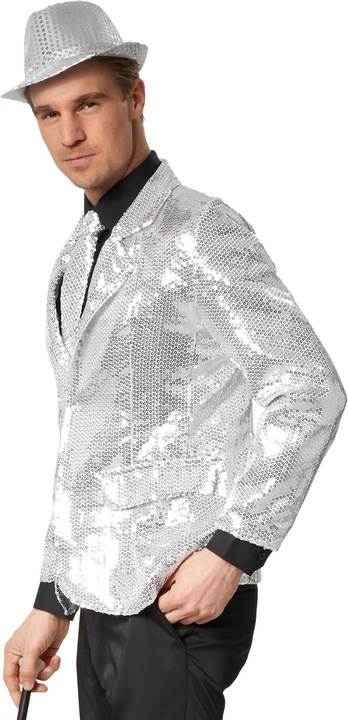 Actual product image tectake Men’s Sequin Jacket (M)