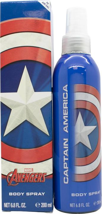 Actual product image Air-Val Marvel Avengers Capitan America Body Spray 200ml (Eau de toilette, 200 ml)