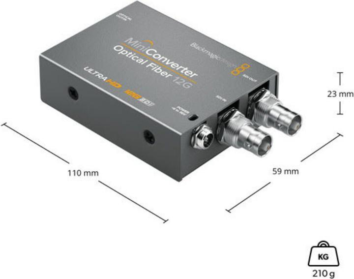 Produktbild Blackmagic Mini Converter Optical Fiber 12G (Video Switch)