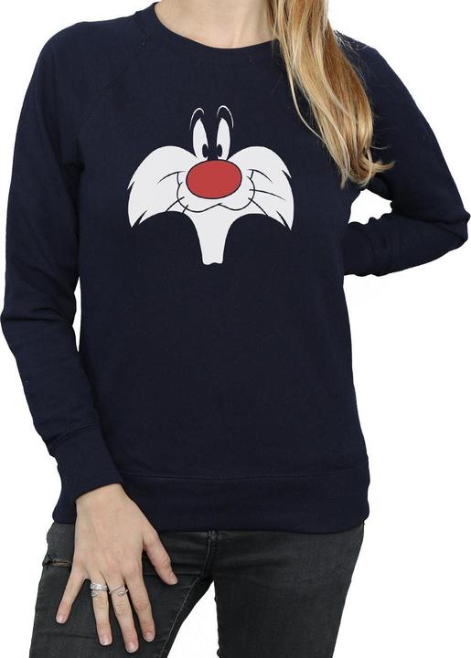 Actual product image Looney Tunes Womens/Ladies Sylvester Big Face Sweatshirt (XXL)