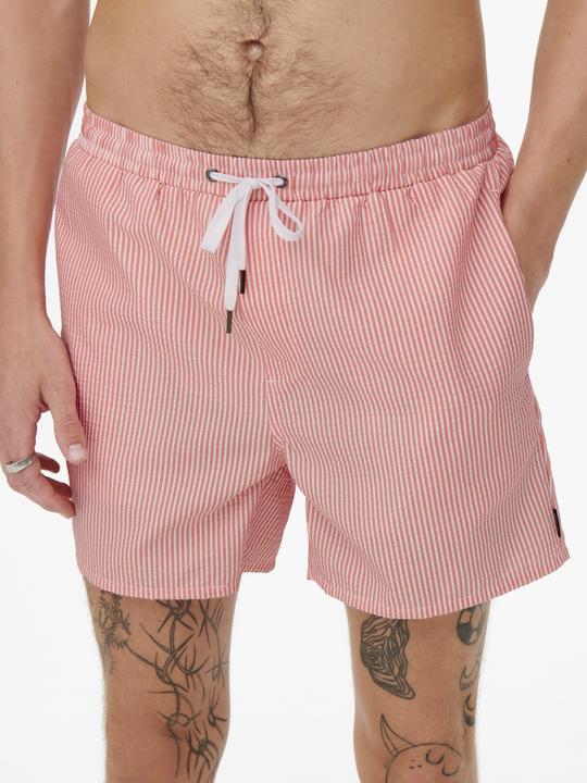 Actual product image Only & Sons Patterned swim shorts (M)