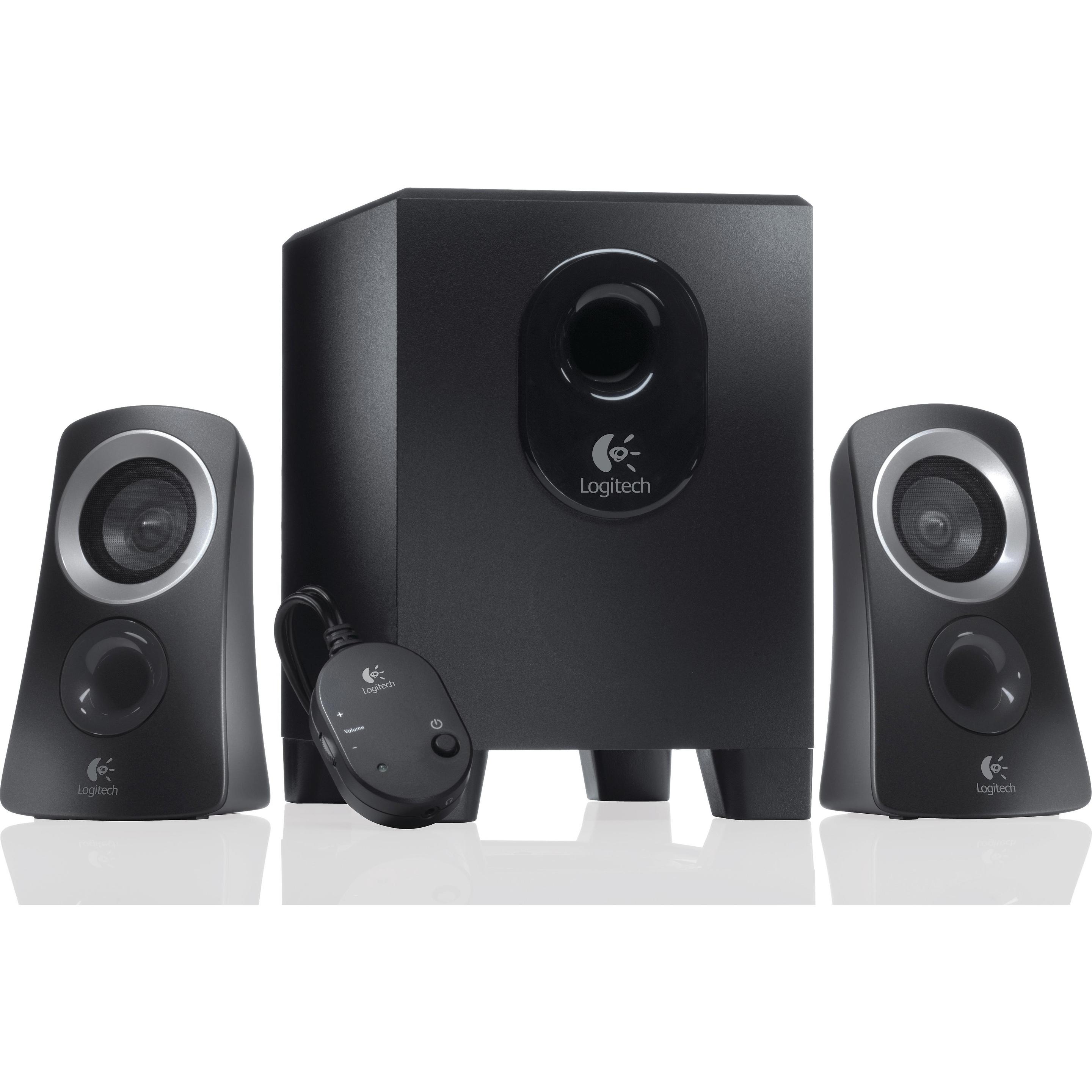 Logitech Z313, PC Lautsprecher, Schwarz