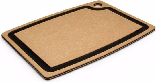 Produktbild Epicurean Schneidebrett natur/schwarz mit Saftrille 38x28cm