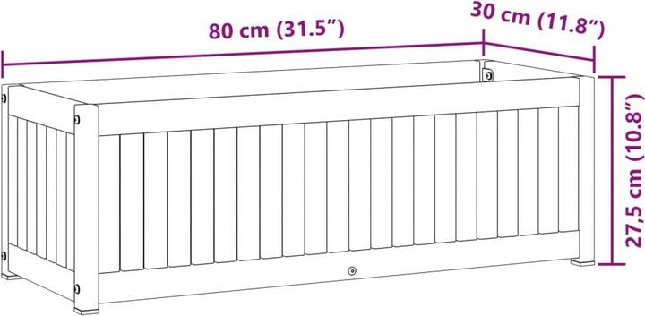 Produktbild vidaXL Pflanzkübel