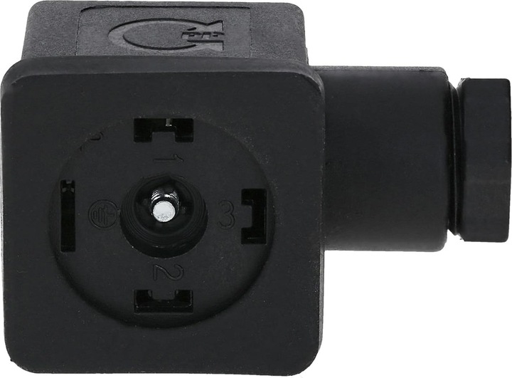 Actual product image Kalitec 5 Stück Ventilstecker Bauform A schwarz 3 polig I Kontaktfläche 27 x 27 mm² I PG9 I Kontaktt