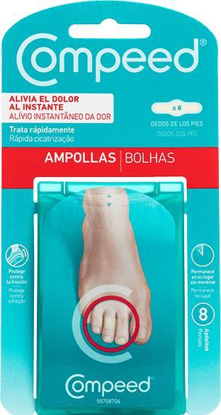 Image du produit Compeed AMPOLLAS entre dedos pies 8 apósitos