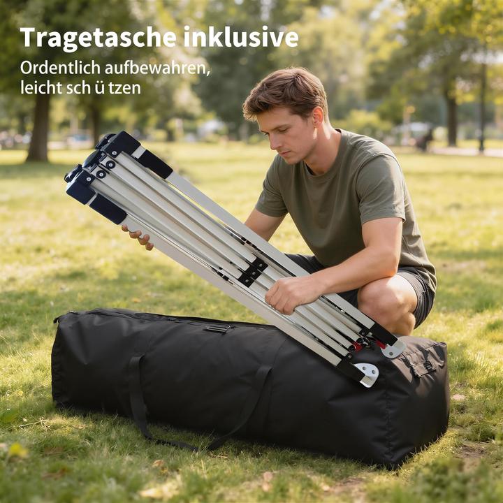 Actual product image Outsunny Faltpavillon Oxfordstoff, Metall Weiss (300 cm, 300 cm)