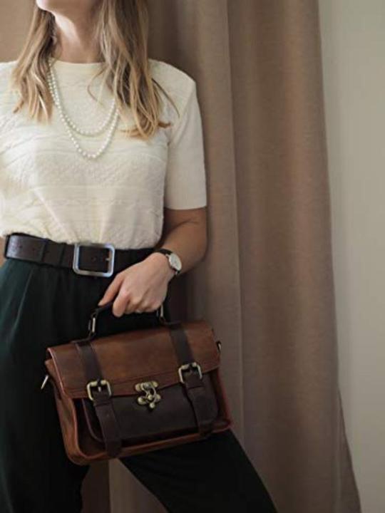 Produktbild Only-Bags.Store Vintage Umhängetasche Messenger Bag Handtasche (752 l)