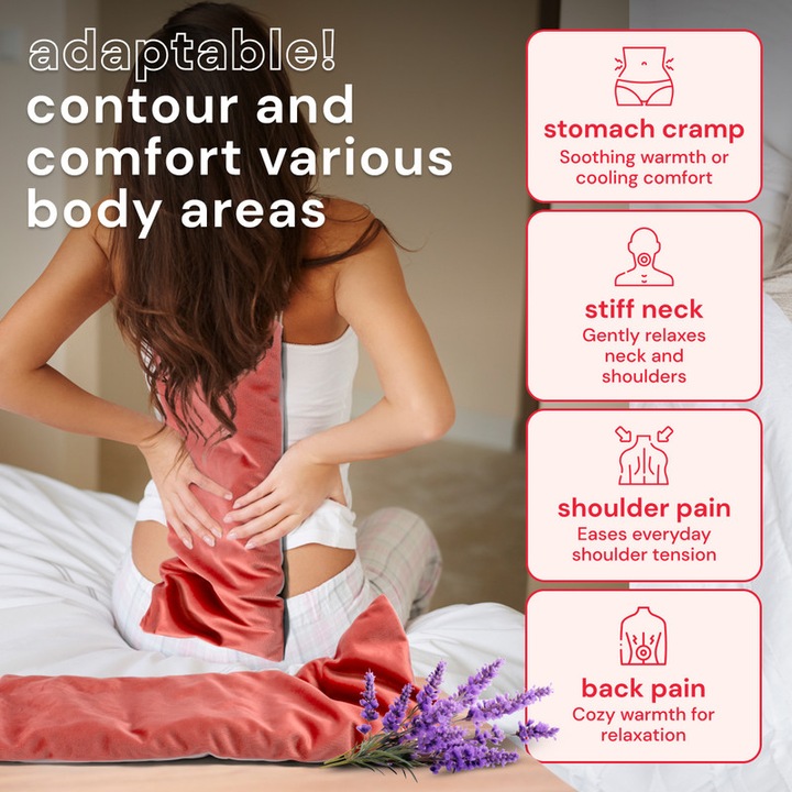 Actual product image Bodyotics Comfycuddle – Heating and Cooling Pad – Linseed – Lavender