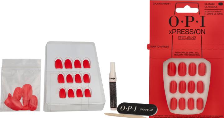 Actual product image OPI Xpress/On Nail Art (Artificial nails, Red)