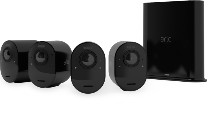 Produktbild Arlo Ultra 2 Spotlight Kamera, 4er Set (3840 x 2160 Pixels)