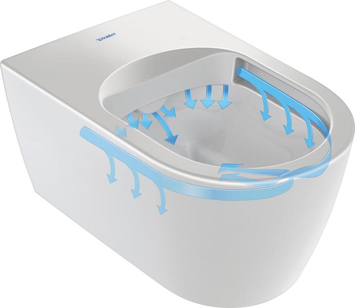 Actual product image Duravit SensoWash® Starck f Compact WC douche Pro, 378x575mm, blanc avec HygieneGlaze, 650002012004300