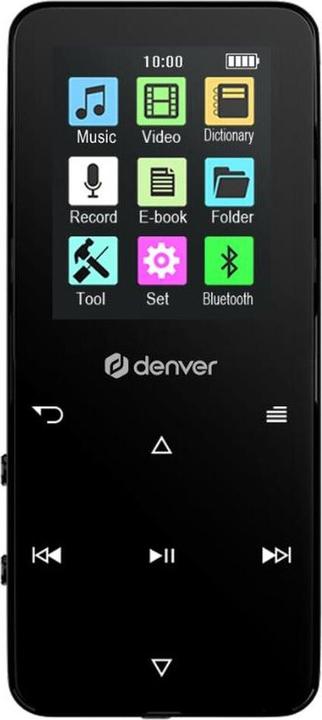 Denver MP-1830B BLACK - MP4 media player with built-in bluetooth and rechargeable battery - MP3-Afspill... (4 GB)