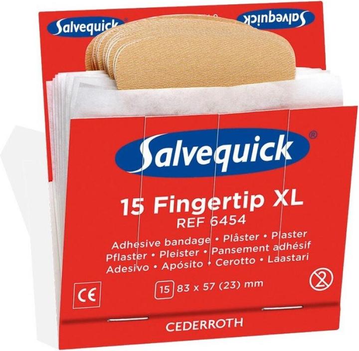 Actual product image Söhngen Refill for SALVEQUICK, 6 packs of fingertip plasters, 15 each, pack of 6. (6 x)