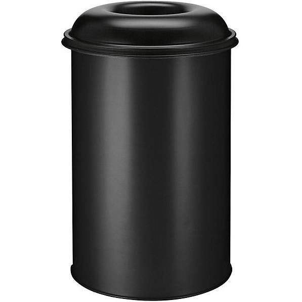 Kaiserkraft Cestino Carta Straccia, Autoestinguente, Pattumiera, Nero