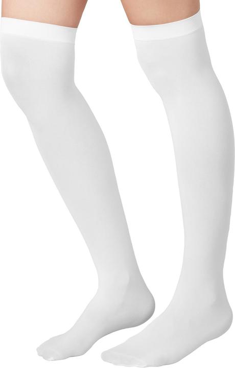 tectake Chaussettes montantes blanches (Taille unique)
