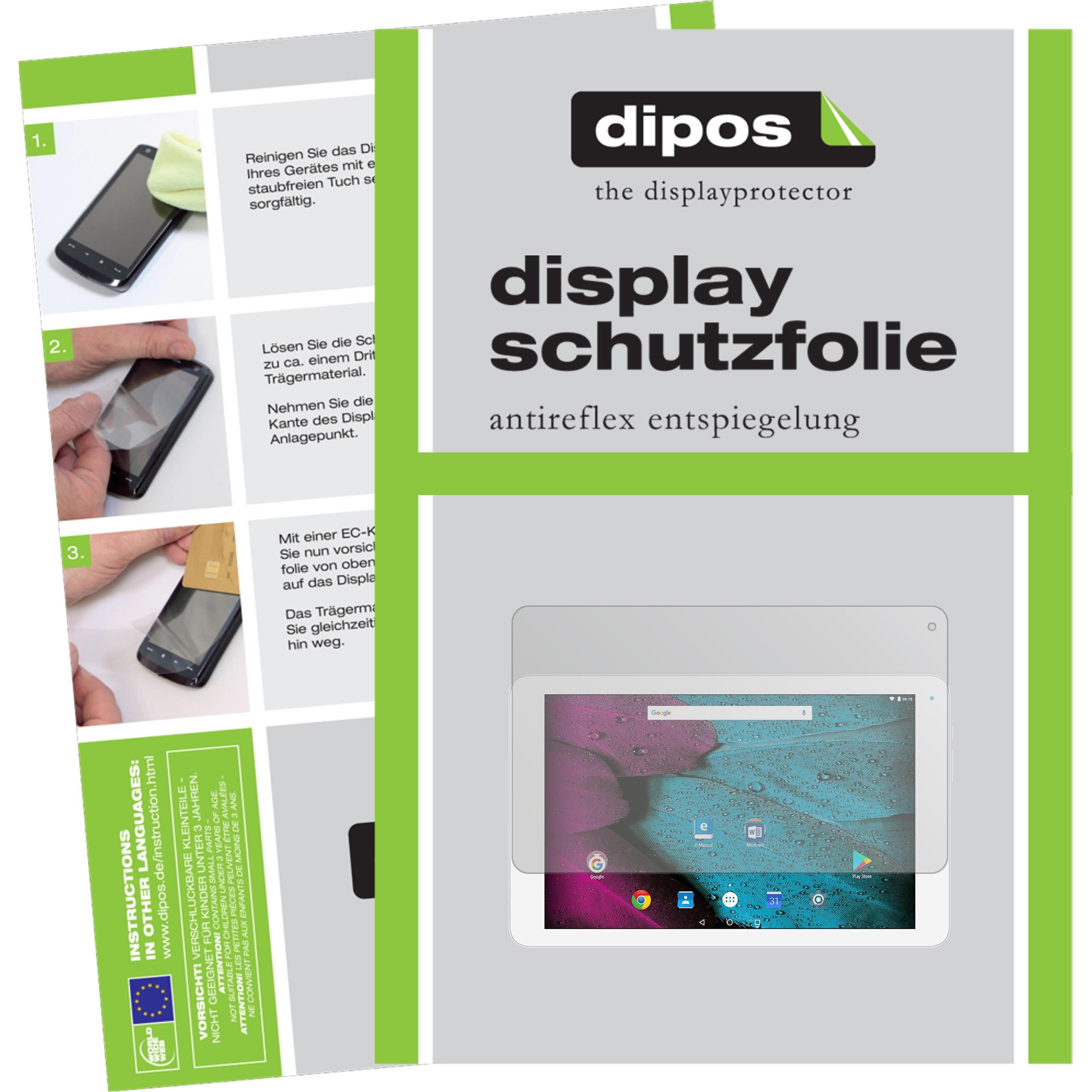 Dipos Displayschutzfolie Antireflex (1 Stück, Pace 10), Tablet Schutzfolie
