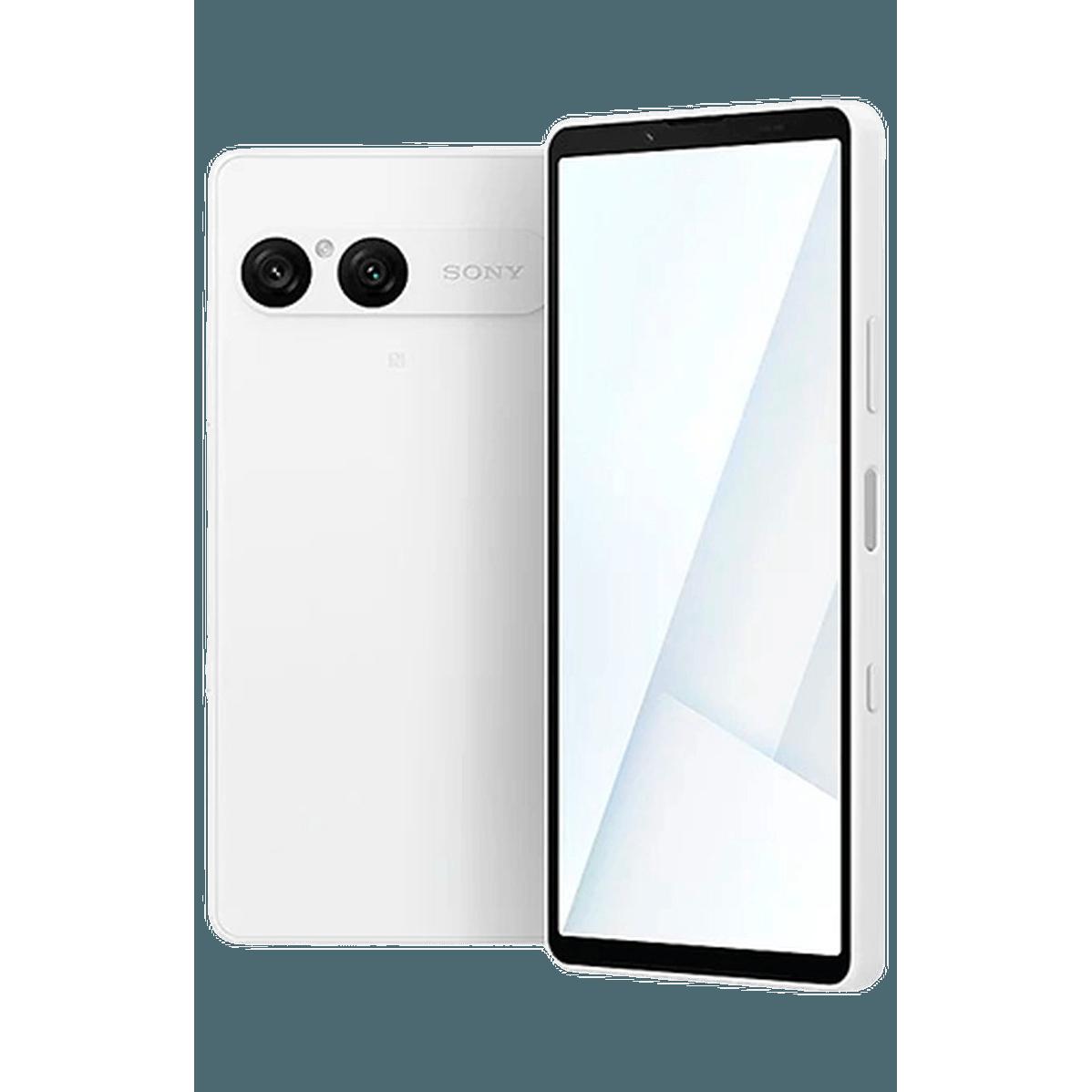 Sony XQ-FE54 (128 GB, White, 6.10", SIM + eSIM), Smartphone, Weiss