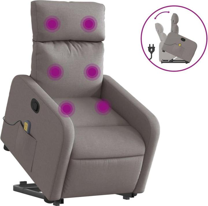 Image du produit vidaXL Massagesessel mit Aufstehhilfe
