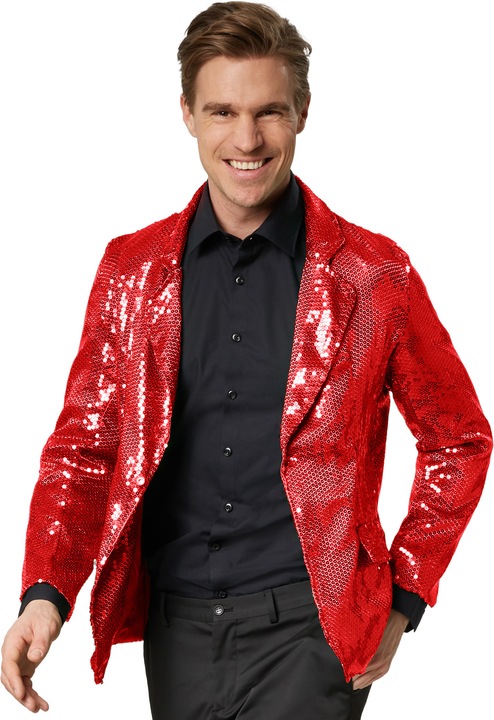 Actual product image tectake Men’s Sequin Jacket (S)
