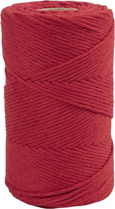 Produktbild Creativ Company Baumwollgarn Macramé Kordel Rot (198 m)