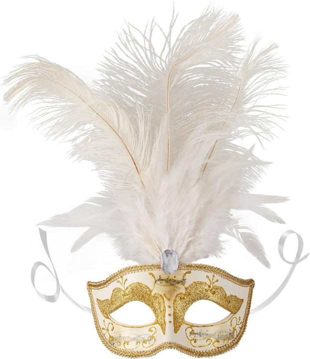 Actual product image tectake Venezianische Maske mit Federn