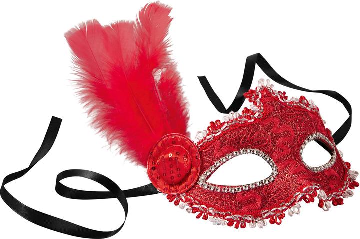 Produktbild tectake Venezianische Maske mit seitlicher Feder
