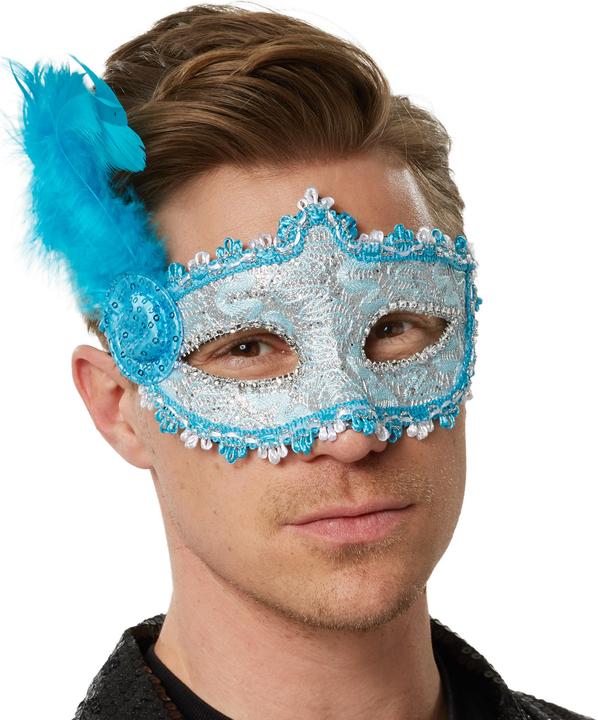 Produktbild tectake Venezianische Maske mit seitlicher Feder