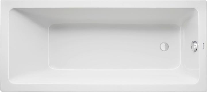 Produktbild Duravit Badewanne No 1 1 Rückenschrägen weiss 1700x750mm (145 l, 170 cm, 75 cm)