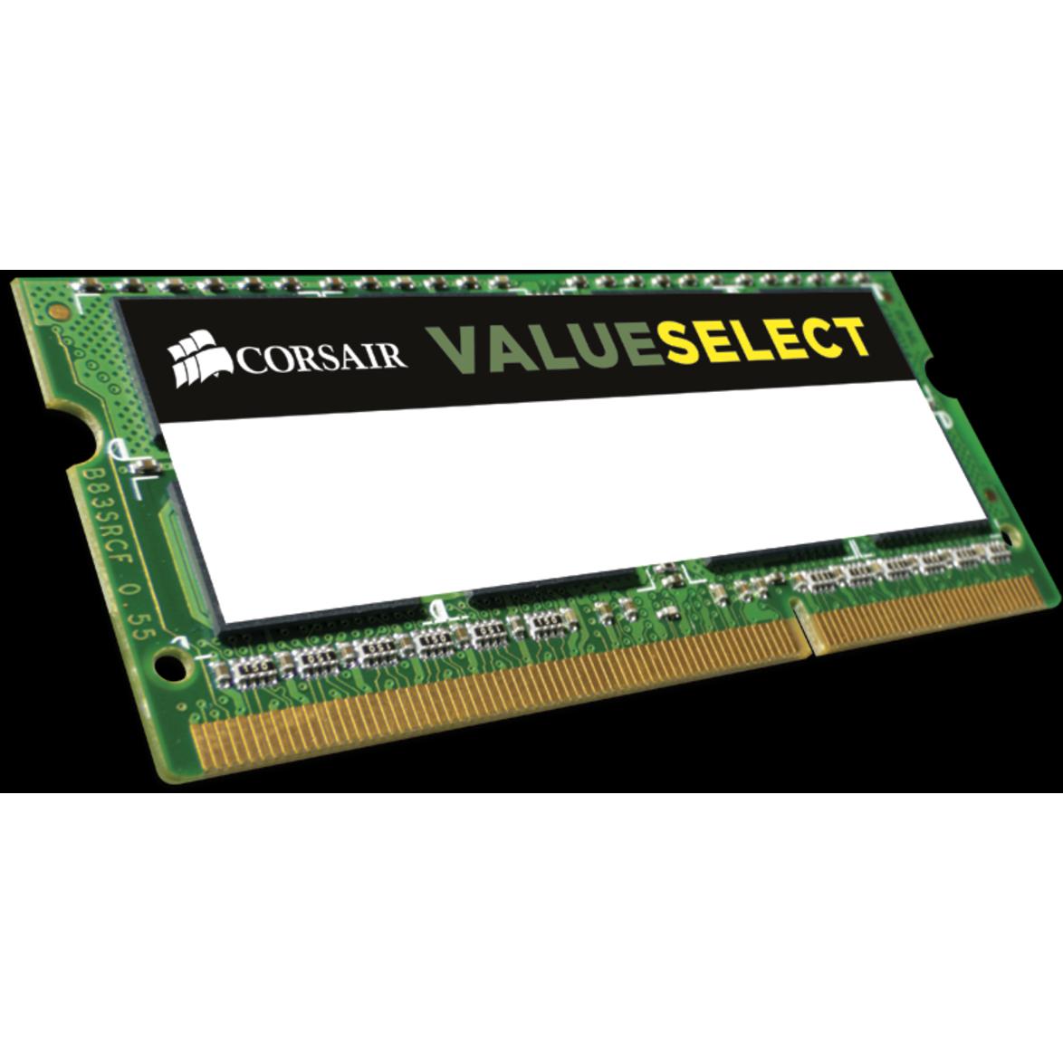 Thumbnail - Corsair Value Select (1 x 8GB, 1600 MHz, DDR3L-RAM, SO-DIMM), RAM, Schwarz