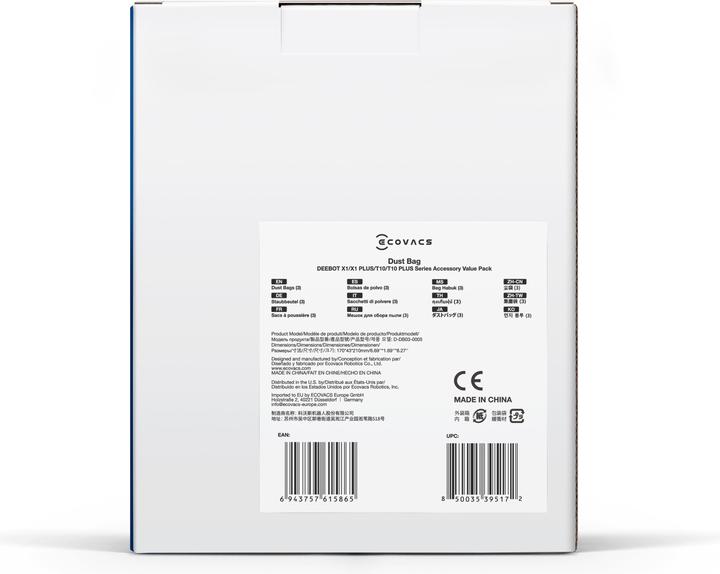 Produktbild Ecovacs DEEBOT T10 Familie Ersatzset - D-KT01-0022