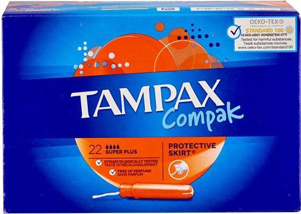 Image du produit Tampax tampons Compak Super Plus (18x, Large)